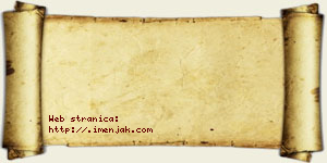 Jana Miljanić vizit kartica